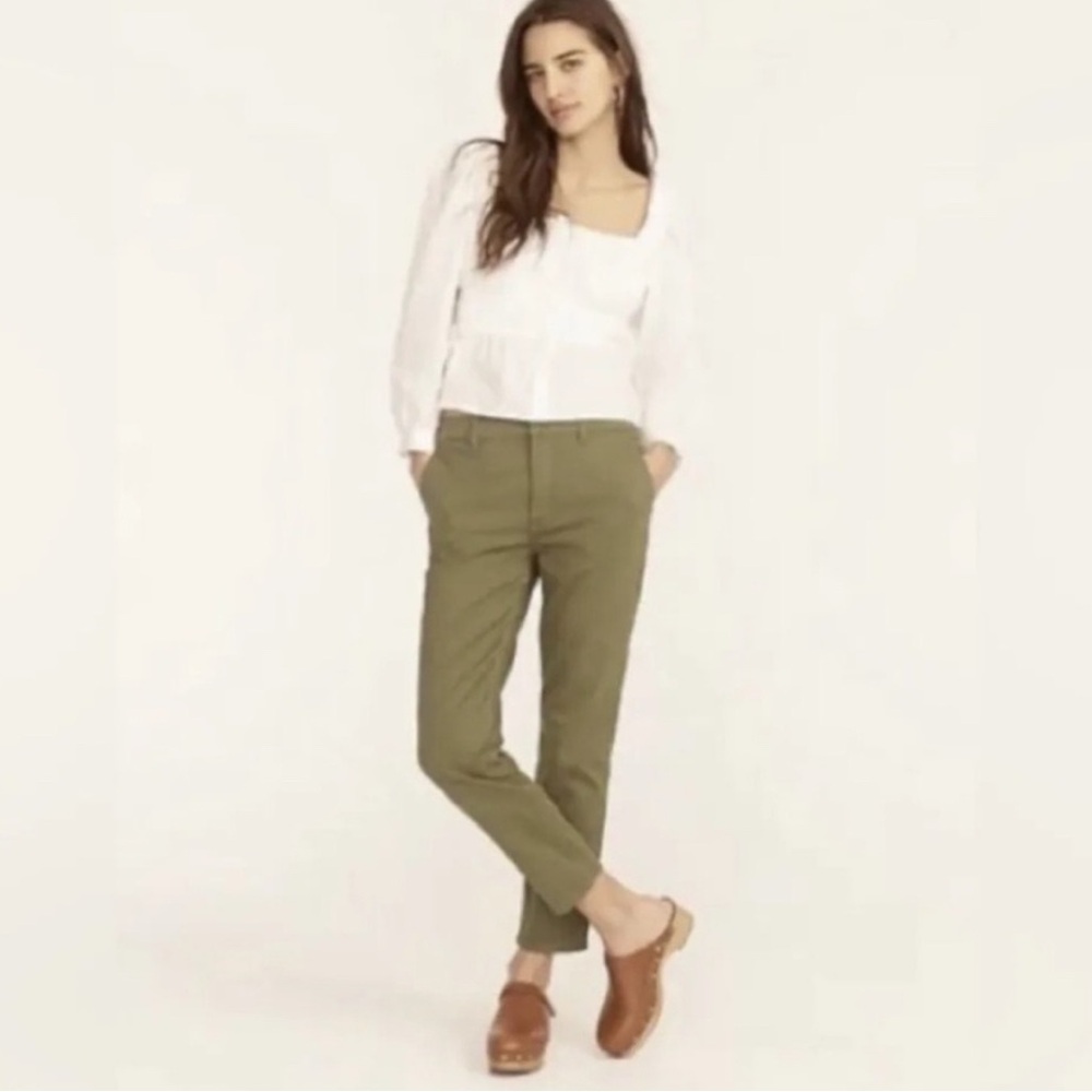 J. Crew Olive Ankle Pants